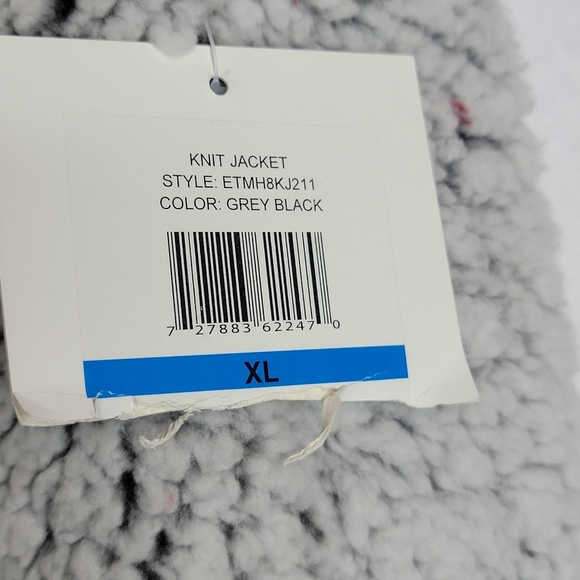 Ellen Tracy Gray and Black Knit Jacket Best Size XL. #474 - Picture 2 of 8